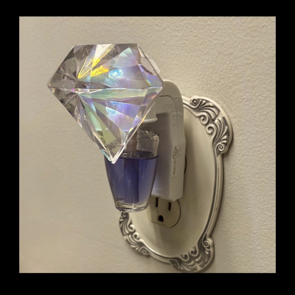 Crystal Diamond Wall Plug-In (night light)
